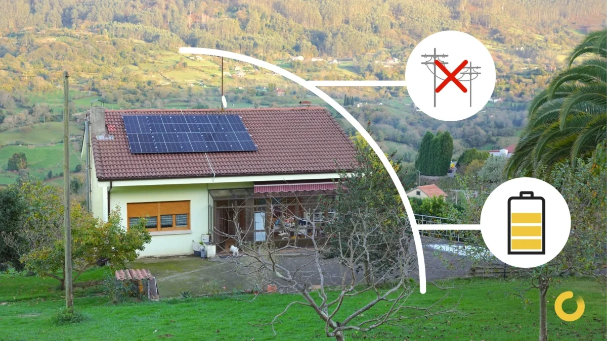 Componentes de uma instalação fotovoltaica off-grid