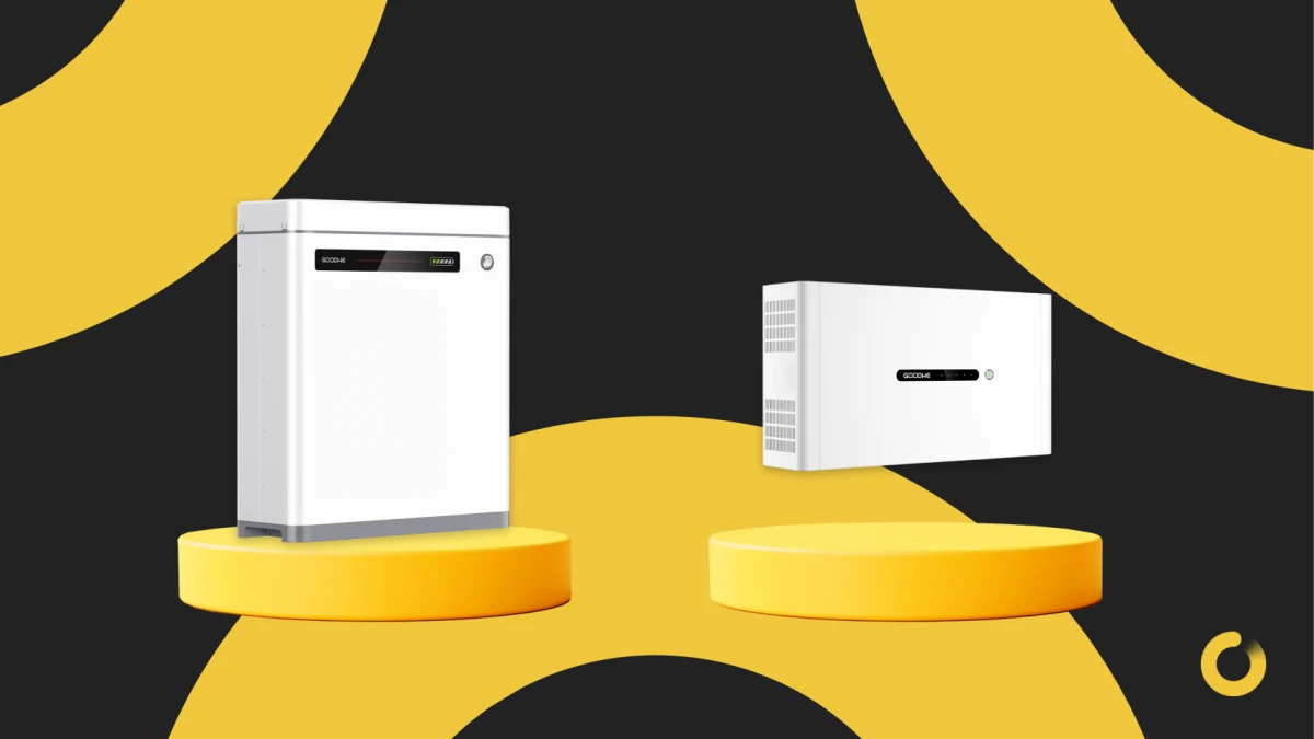 Comparação das baterias GoodWe