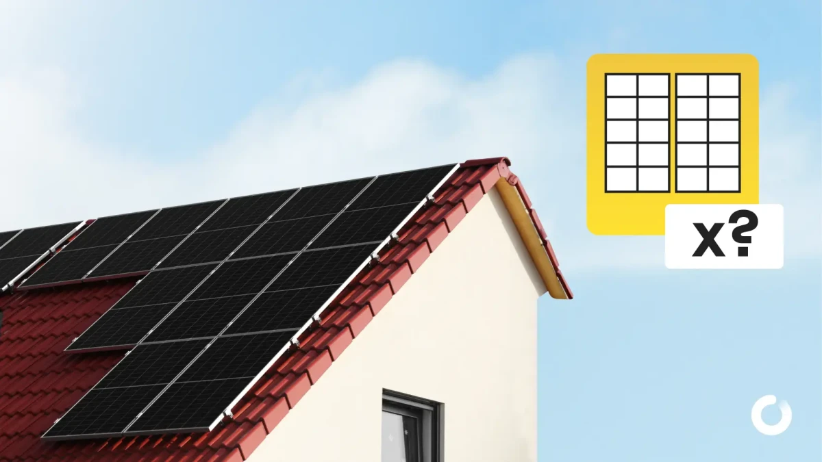 Calculo do número de painéis solares em casa