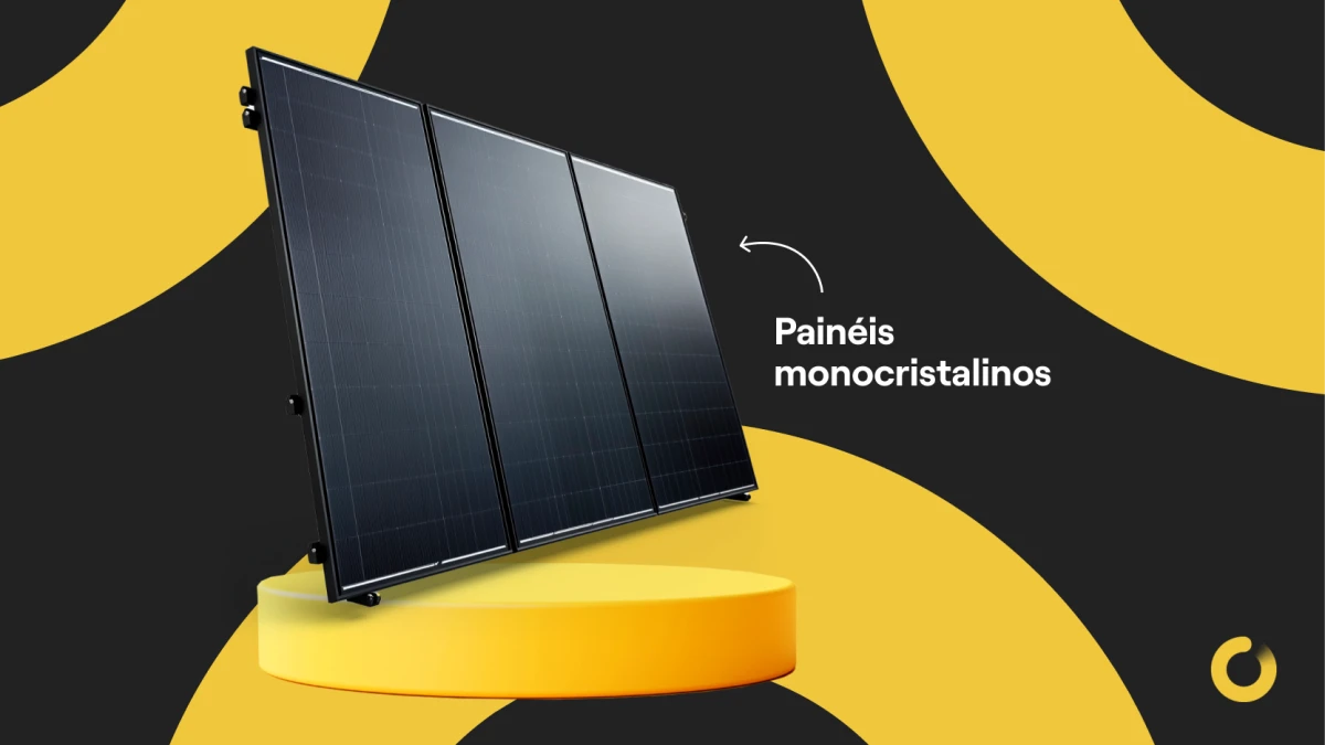 Painéis solares monocristalinos