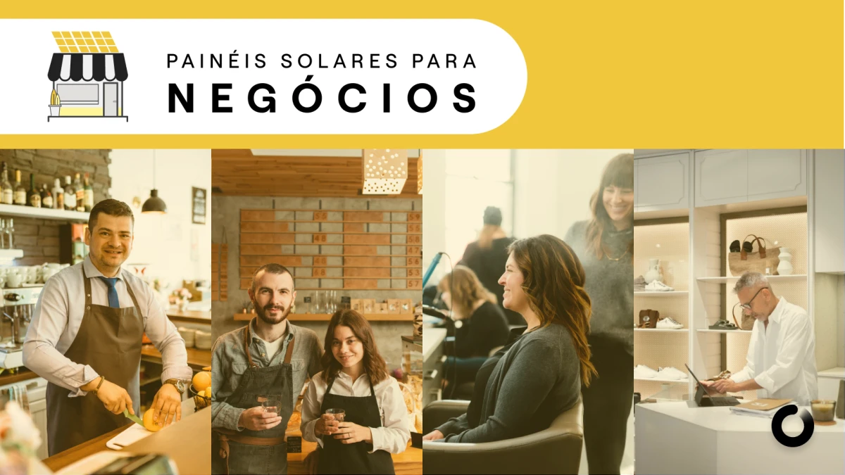 Painéis solares para negócios